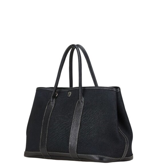 HERMES Black Leather Shoulder Bag - Picture 2 of 7